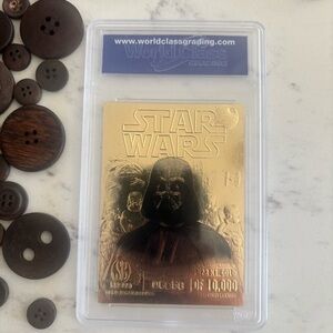 1996 Star Wars 23KT Gold Card Darth Vader Edition - WCG 10 Gem-MT